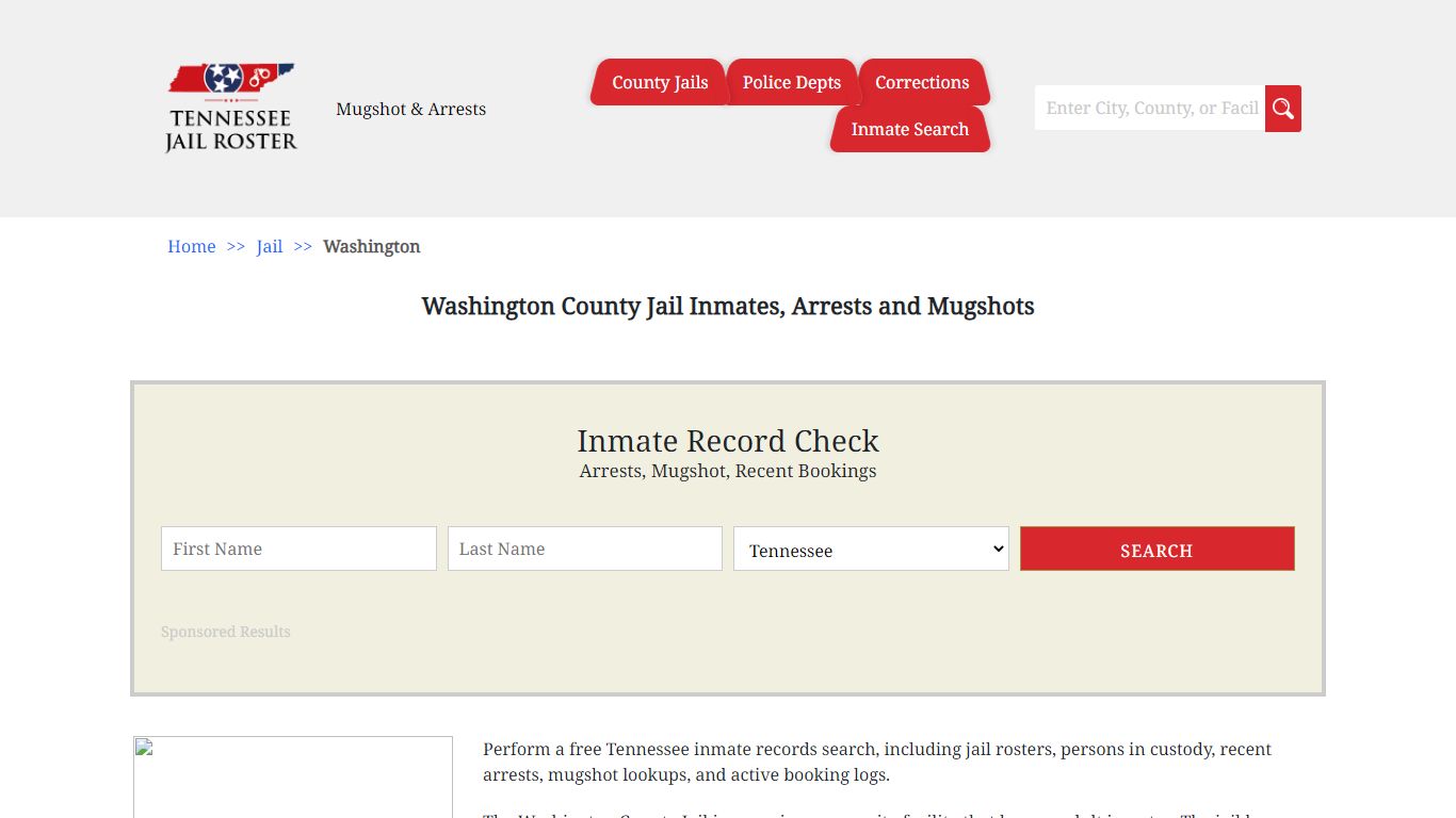 Washington County Jail Inmates, Arrests and Mugshots